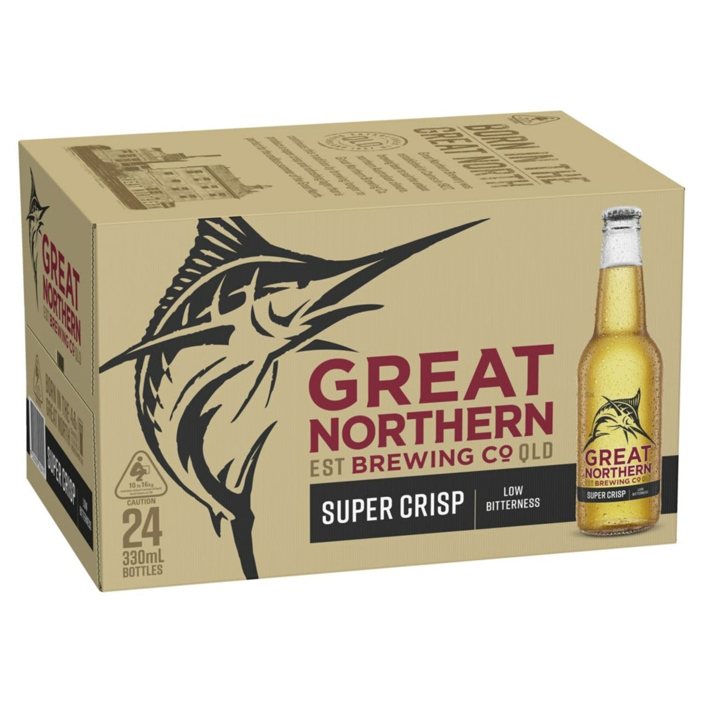 Great Northern Brewing Co. Super Crisp Lager Bottles 330mL