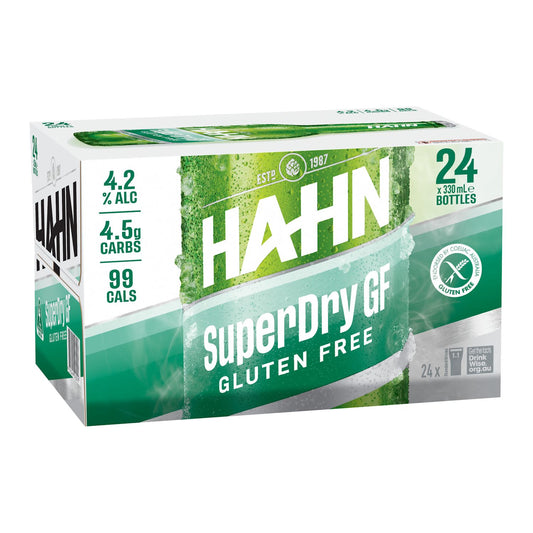 Hahn SuperDry Gluten Free 330mL Bottle