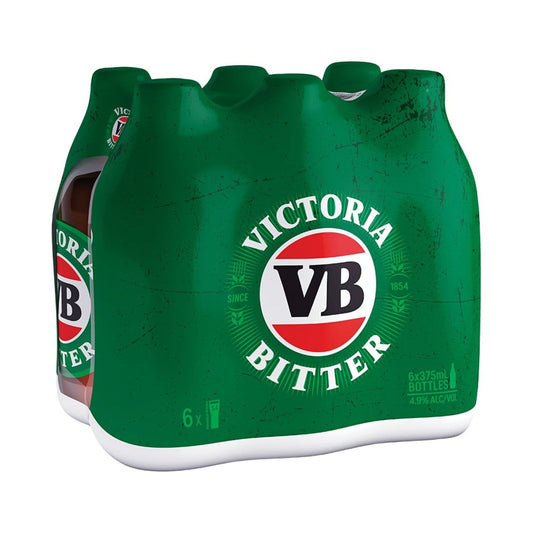 Victoria Bitter Lager Bottles 375mL