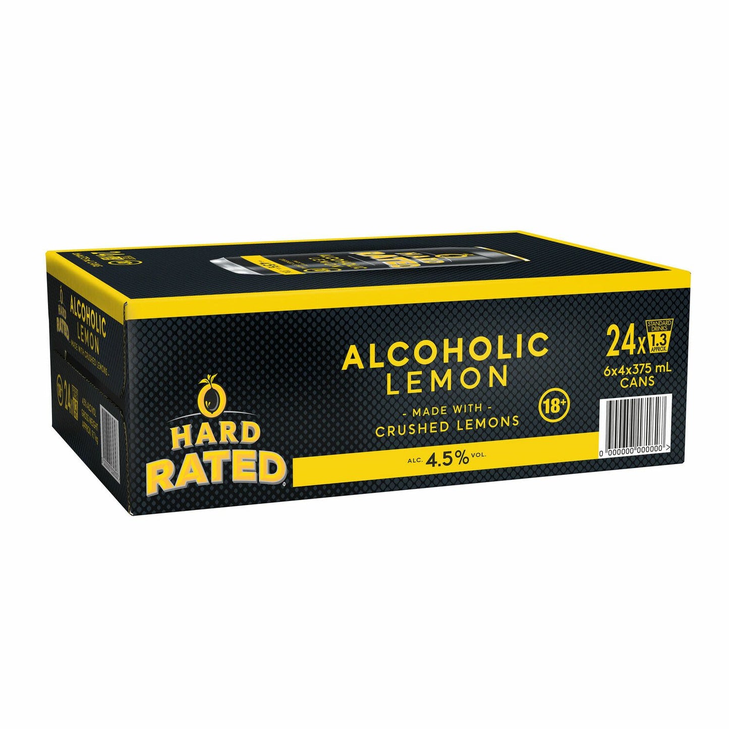 Hard Rated Alcoholic Lemon Can 375mL