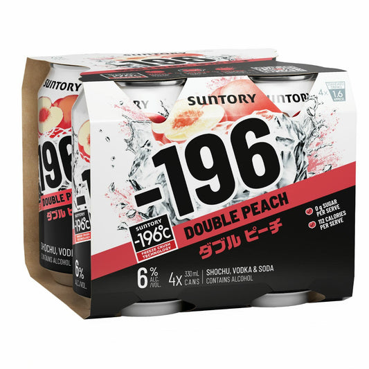 Suntory -196 Double Peach Can 330mL