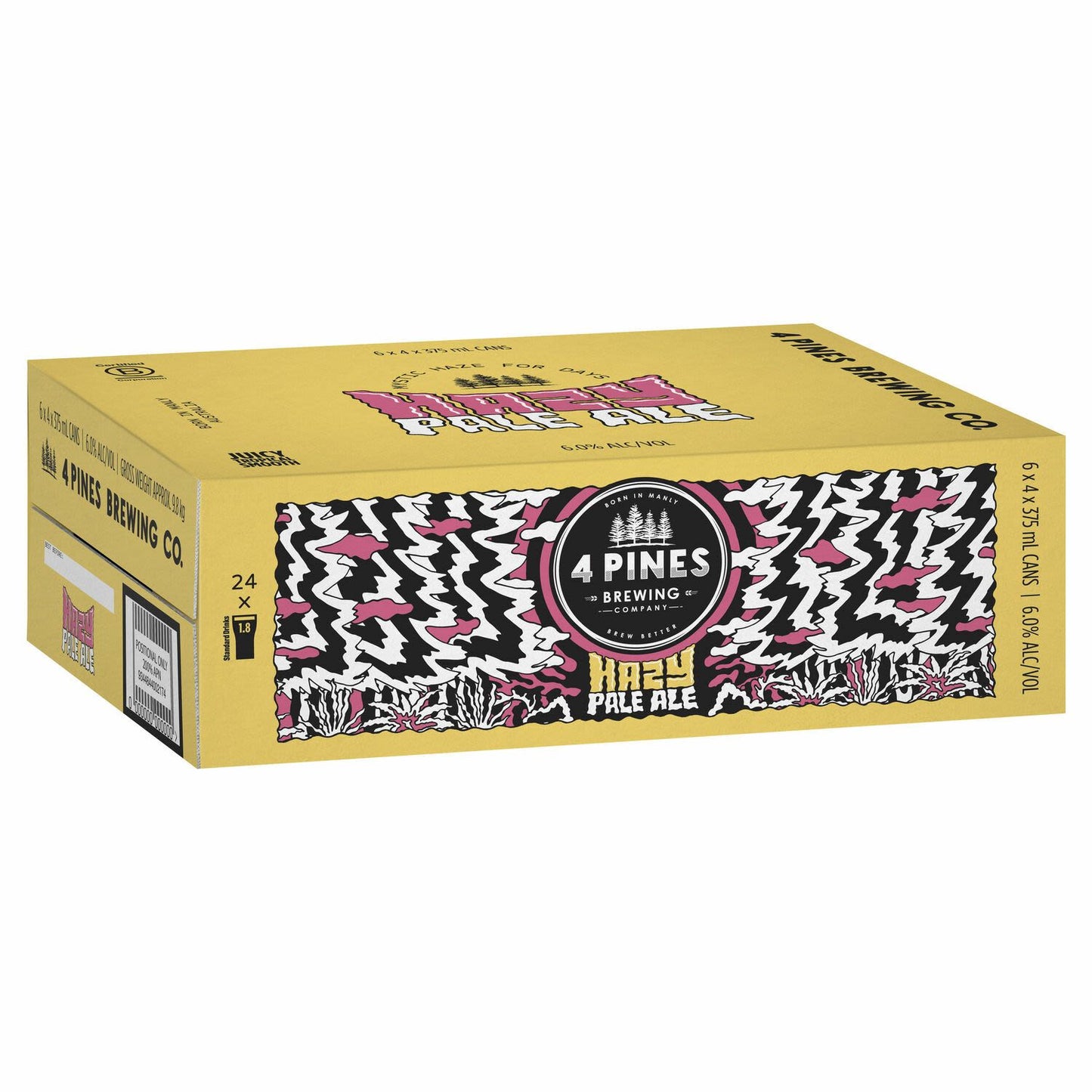 4 Pines Hazy Pale Ale Can 375mL