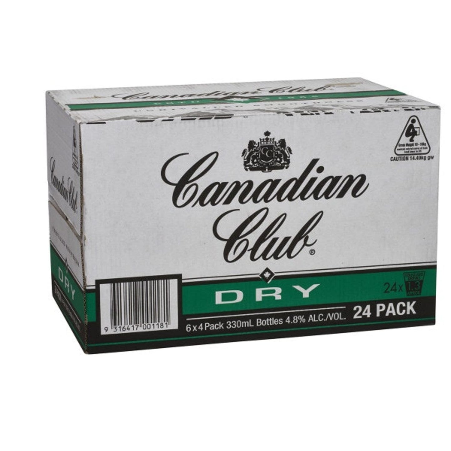 Canadian Club & Dry Bottle 330mL