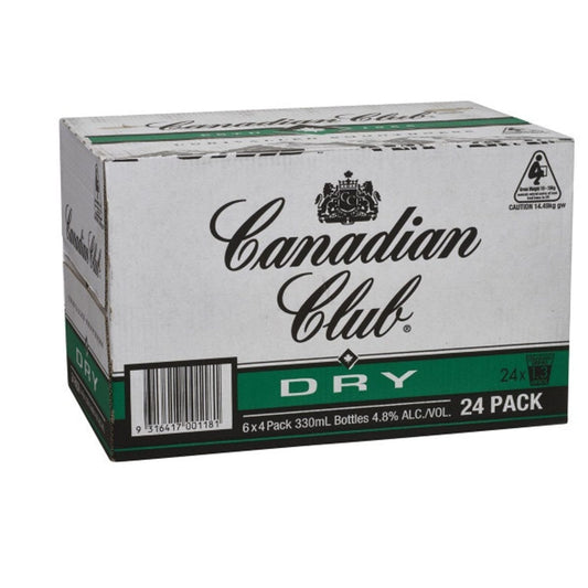 Canadian Club & Dry Bottle 330mL
