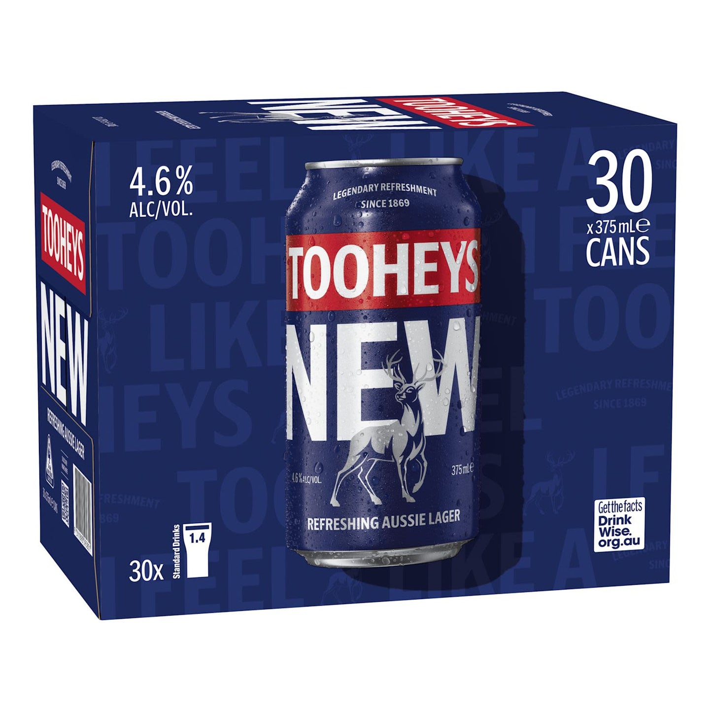 Tooheys New Cans 375mL