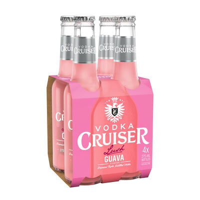 Vodka Cruiser Lush Guava 275mL 4 Pack