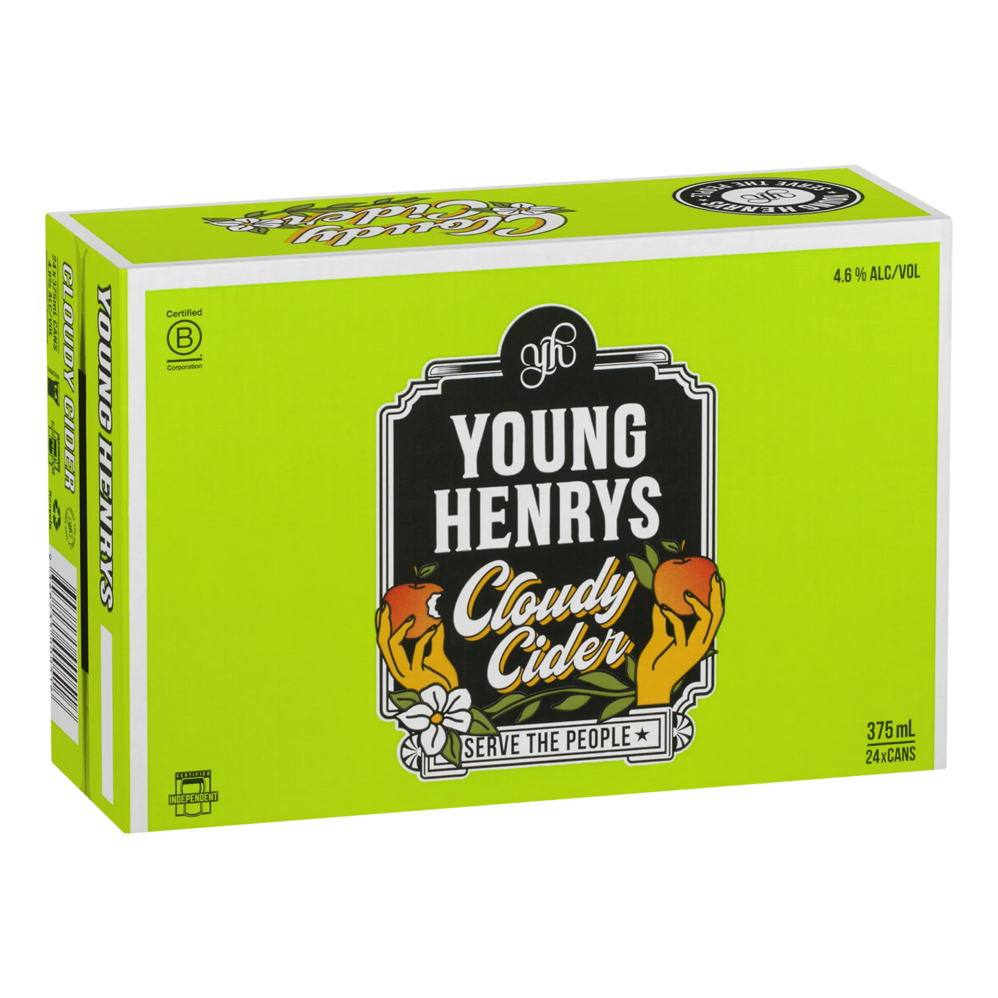 Young Henry's Cloudy Cider Can 375mL