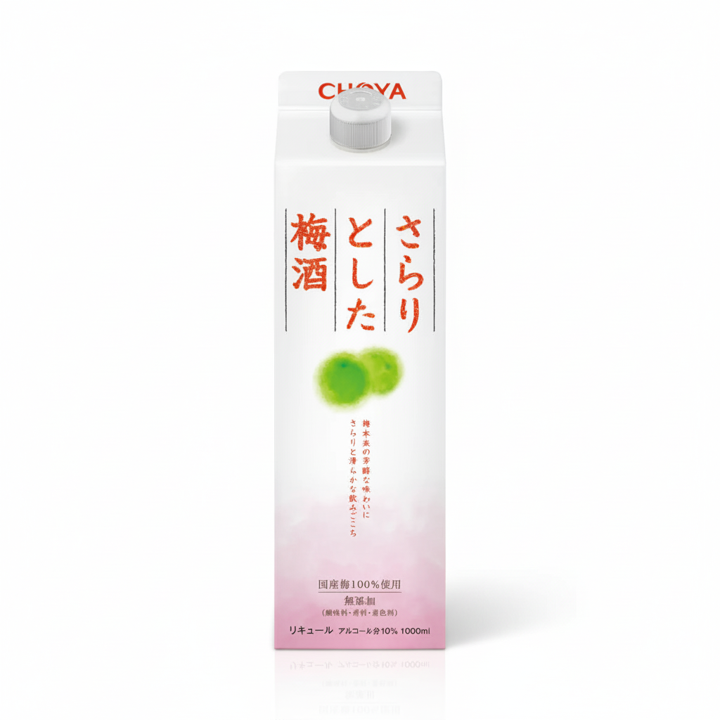 Choya Sarari Smooth Plum Wine 1L Professional Product Image