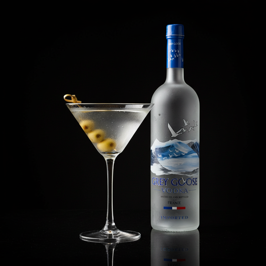 Vodka Martini in Martini Glass