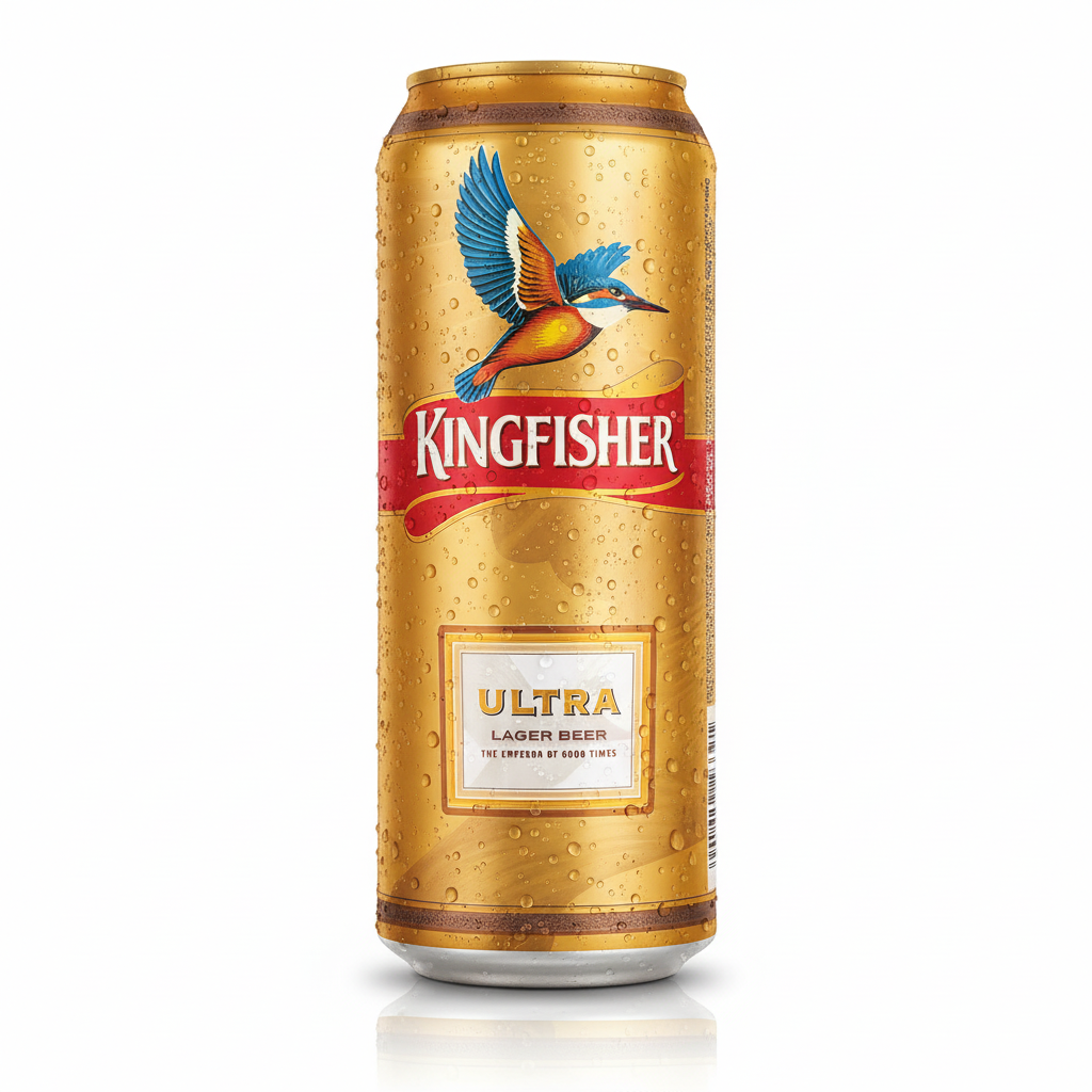 Kingfisher Ultra Lager Beer Professional Product Image