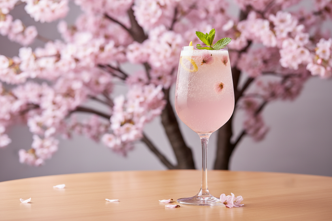 Sakura Fizz Cocktail – A Sparkling Floral Delight