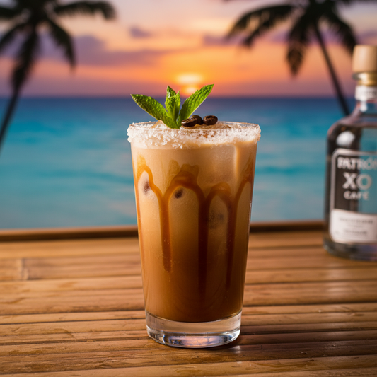 Salted Caramel Coffee Highball – Dessert Meets Bubbles