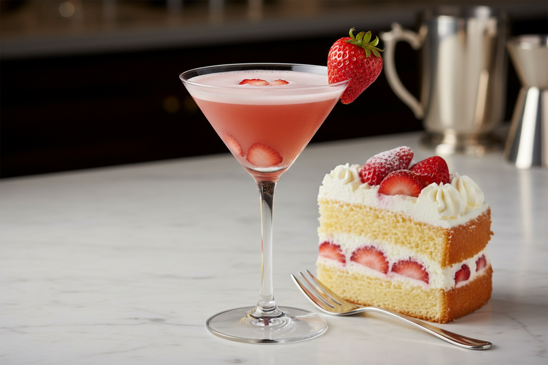 Strawberry Shortcake Martini – Dessert That Wears a Suit