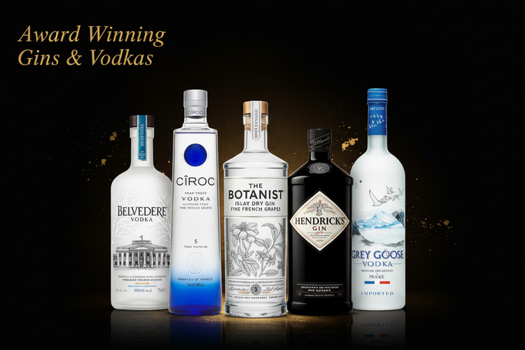Award-Winning Gins & Vodkas