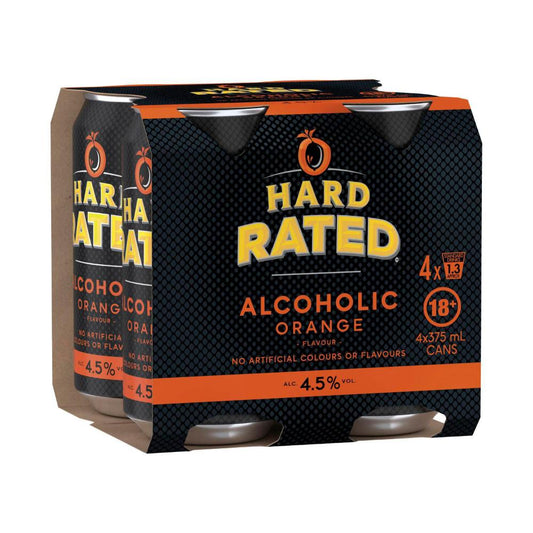 Hard Rated Orange Can 375mL