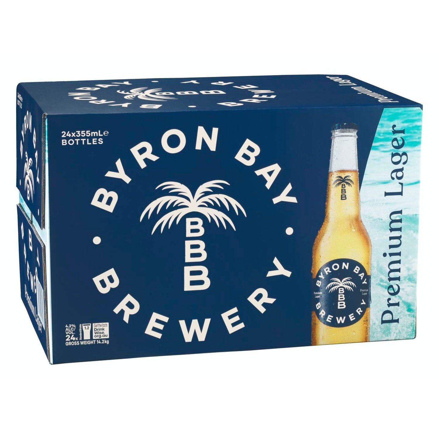 Byron Bay Brewery Premium Lager Bottles 355mL