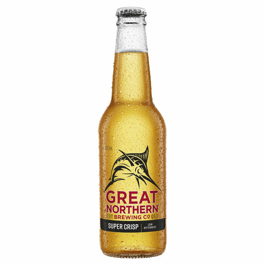 Great Northern Brewing Co. Super Crisp Lager Bottles 330mL