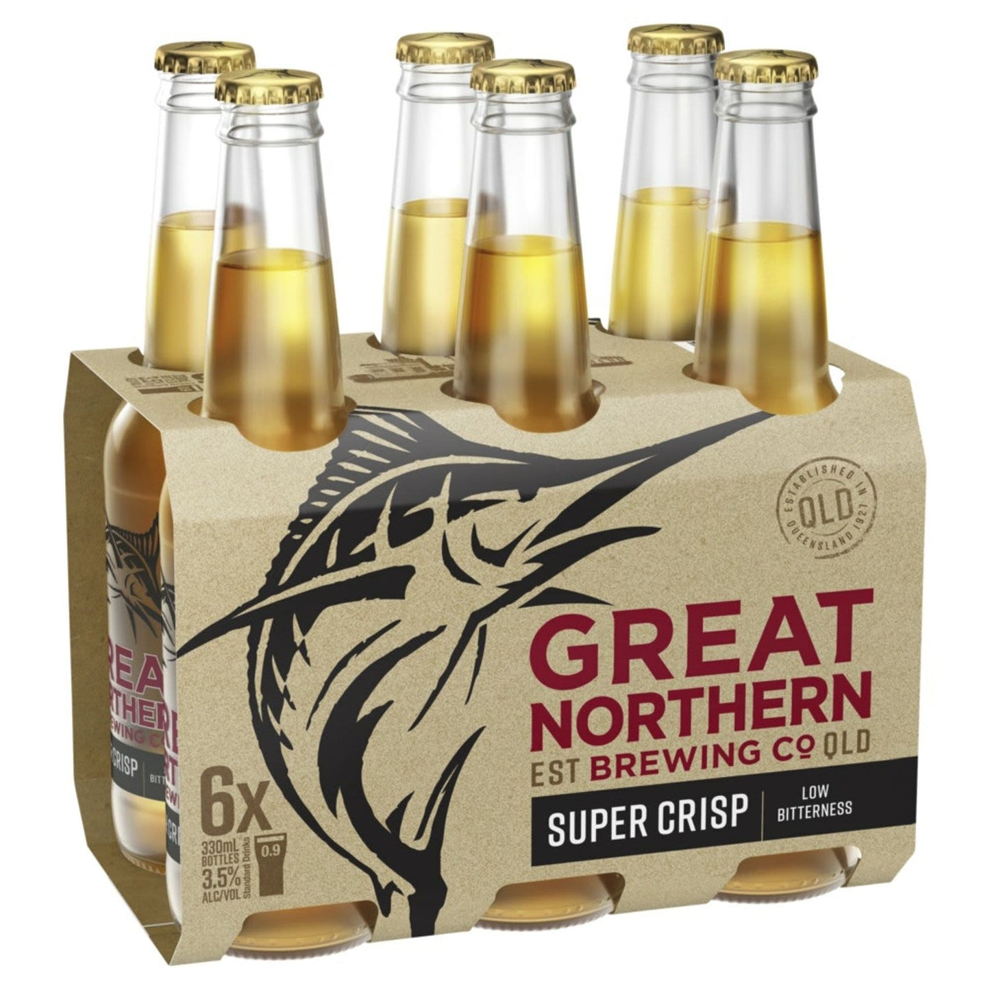 Great Northern Brewing Co. Super Crisp Lager Bottles 330mL