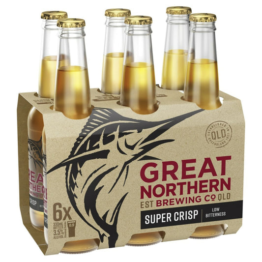 Great Northern Brewing Co. Super Crisp Lager Bottles 330mL