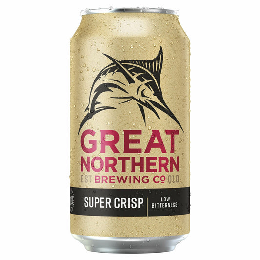 Great Northern Brewing Co. Super Crisp 3.5% Lager 30 Block Cans 375mL