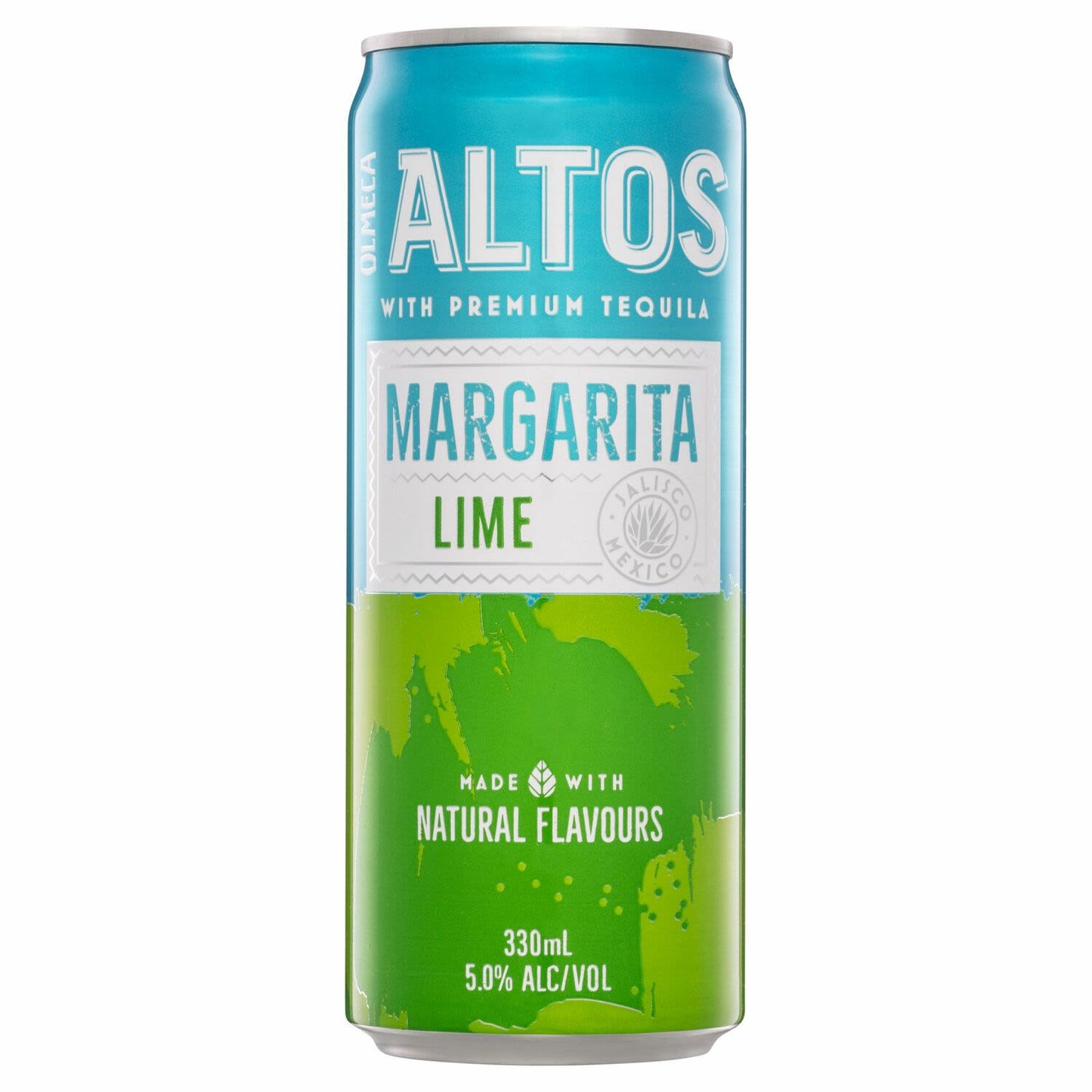 Olmeca Altos Lime Margarita Can 330mL