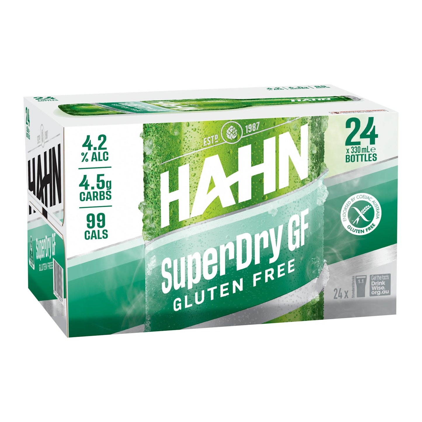 Hahn SuperDry Gluten Free 330mL Bottle