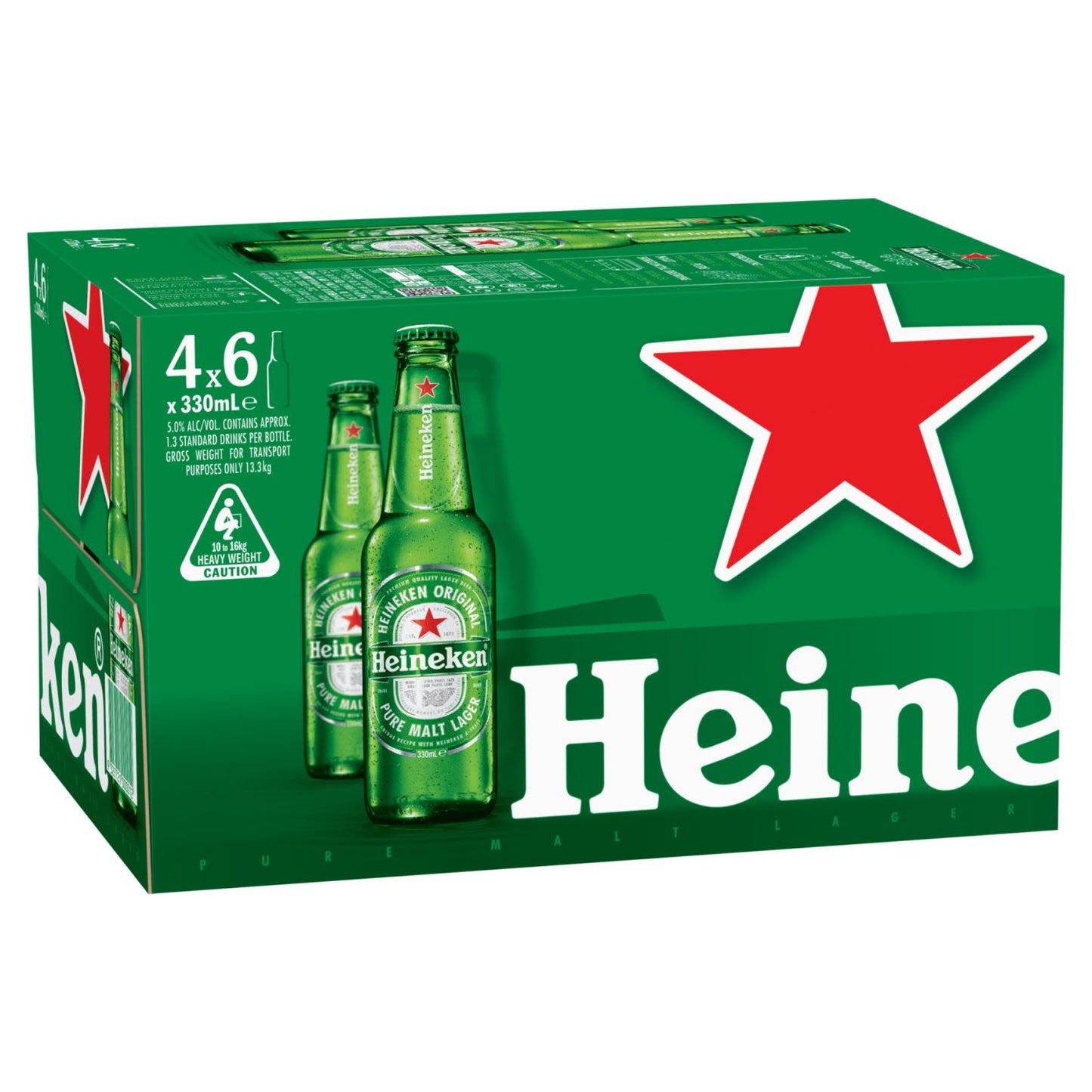 Heineken Lager Bottles 330mL