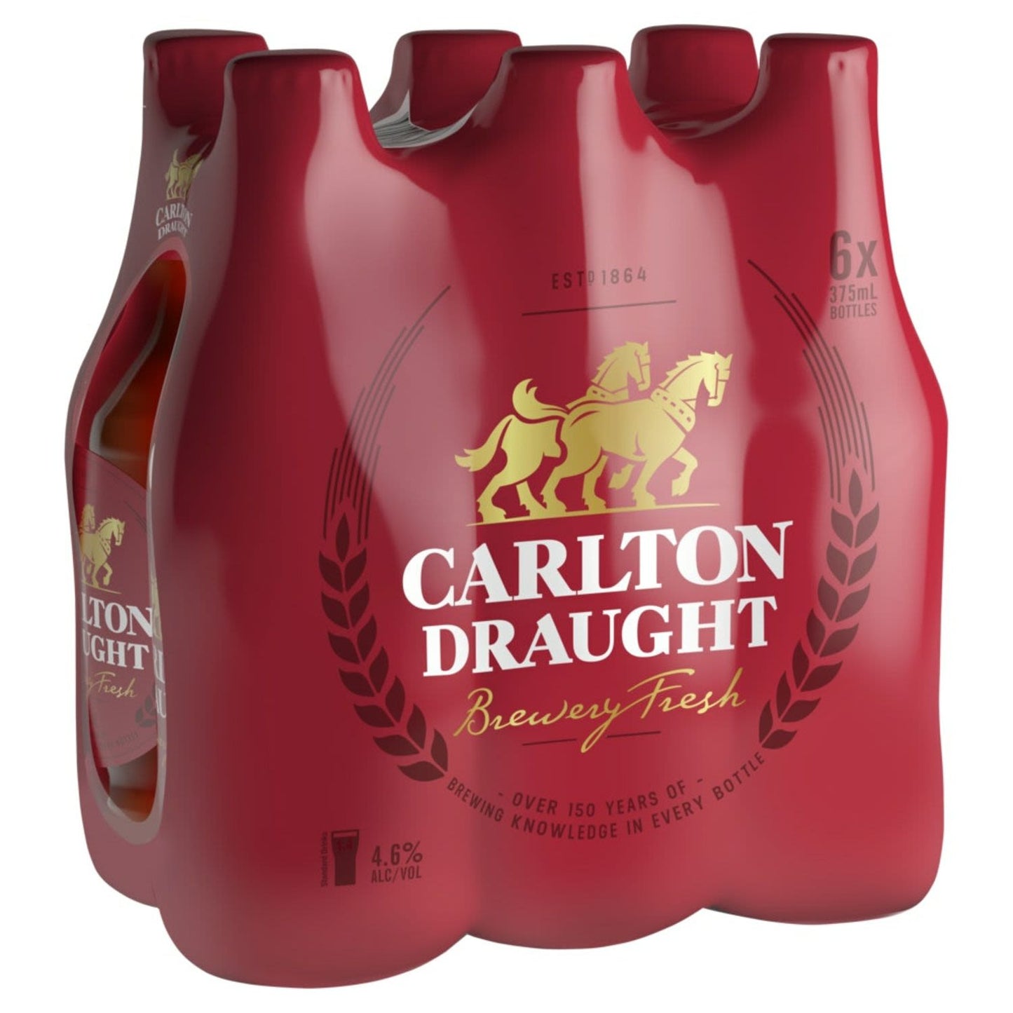 Carlton Draught Bottles 375mL