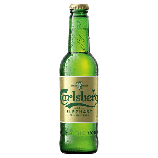 Carlsberg Elephant Premium Strong Bottle 330mL 24 Pack