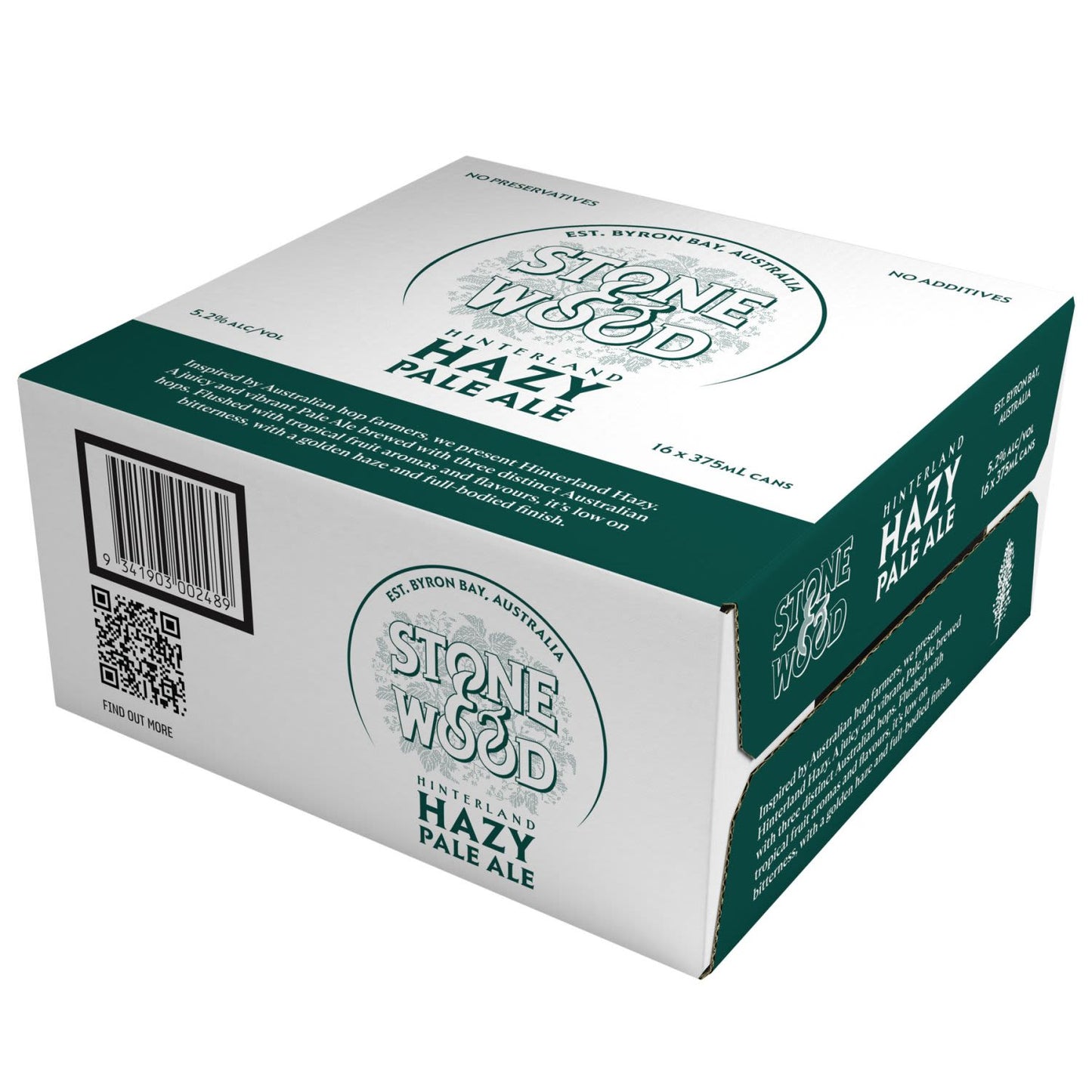 Stone & Wood Hinterland Hazy Pale Ale 375ml Can
