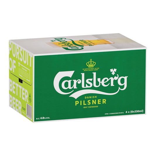 Carlsberg Pilsner Bottle 330mL