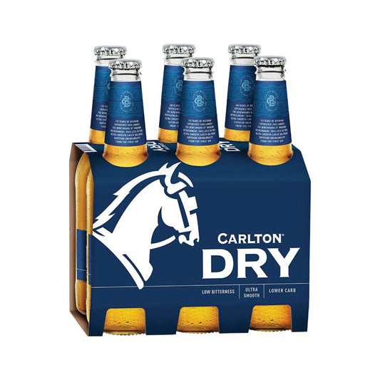 Carlton Dry Lager Bottles 330mL