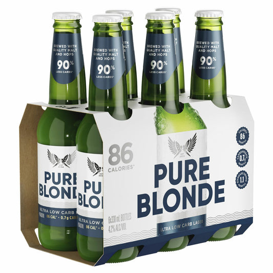 Pure Blonde Ultra Low Carb Bottles 330mL