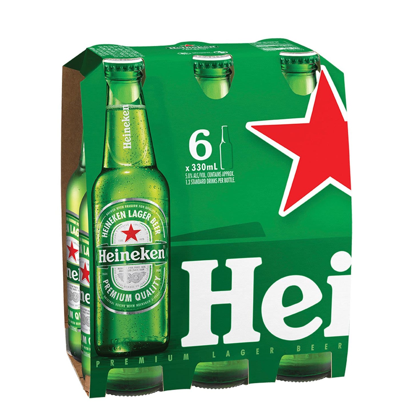 Heineken Lager Bottles 330mL