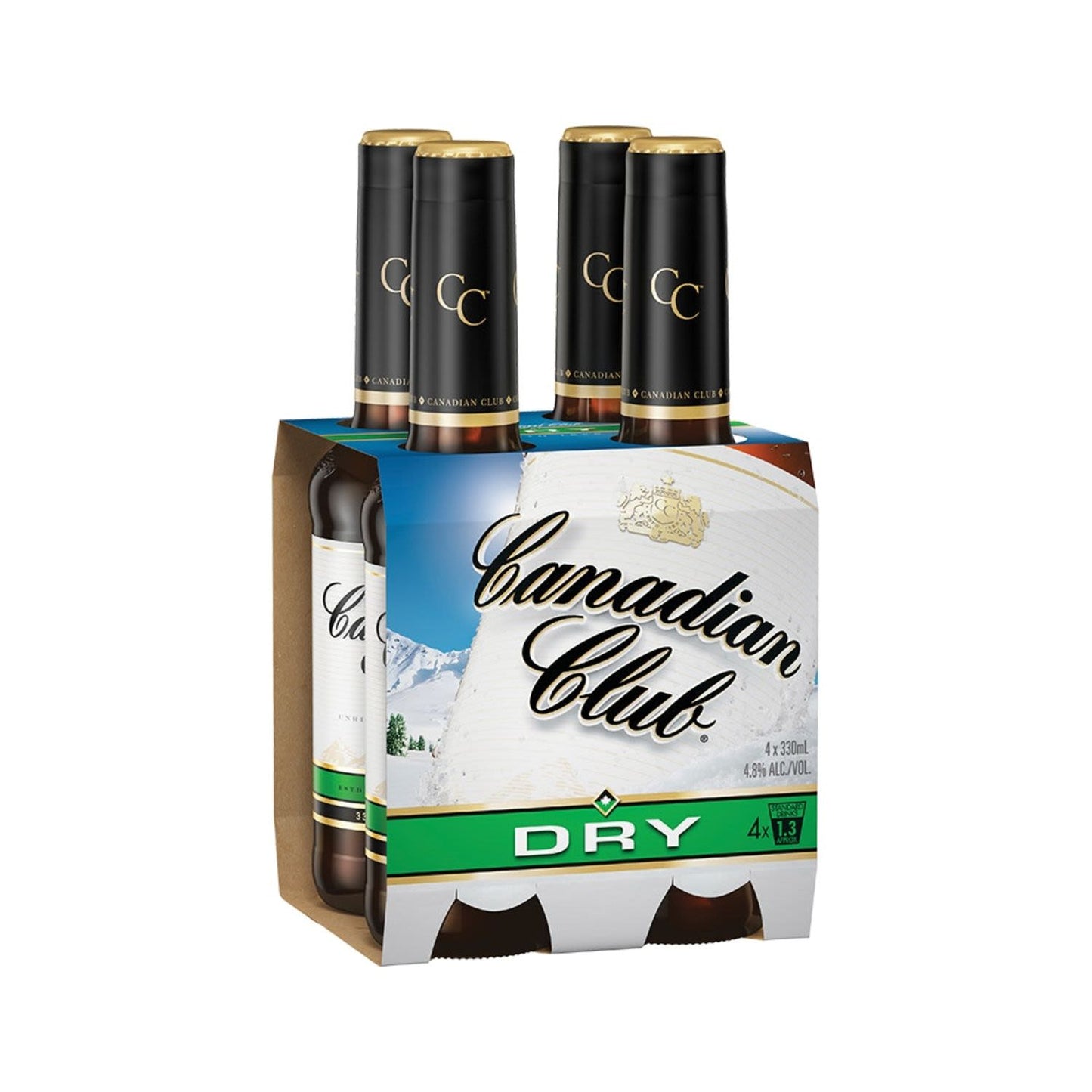 Canadian Club & Dry Bottle 330mL