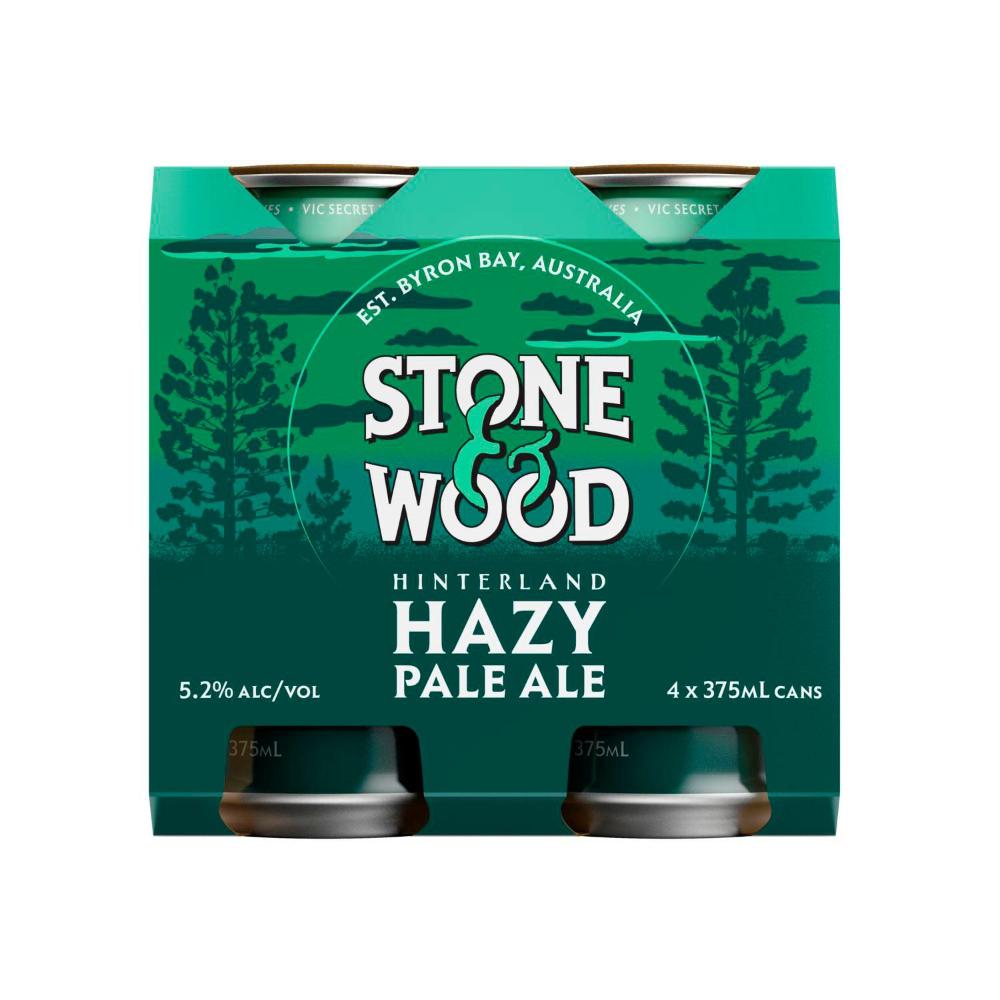 Stone & Wood Hinterland Hazy Pale Ale 375ml Can