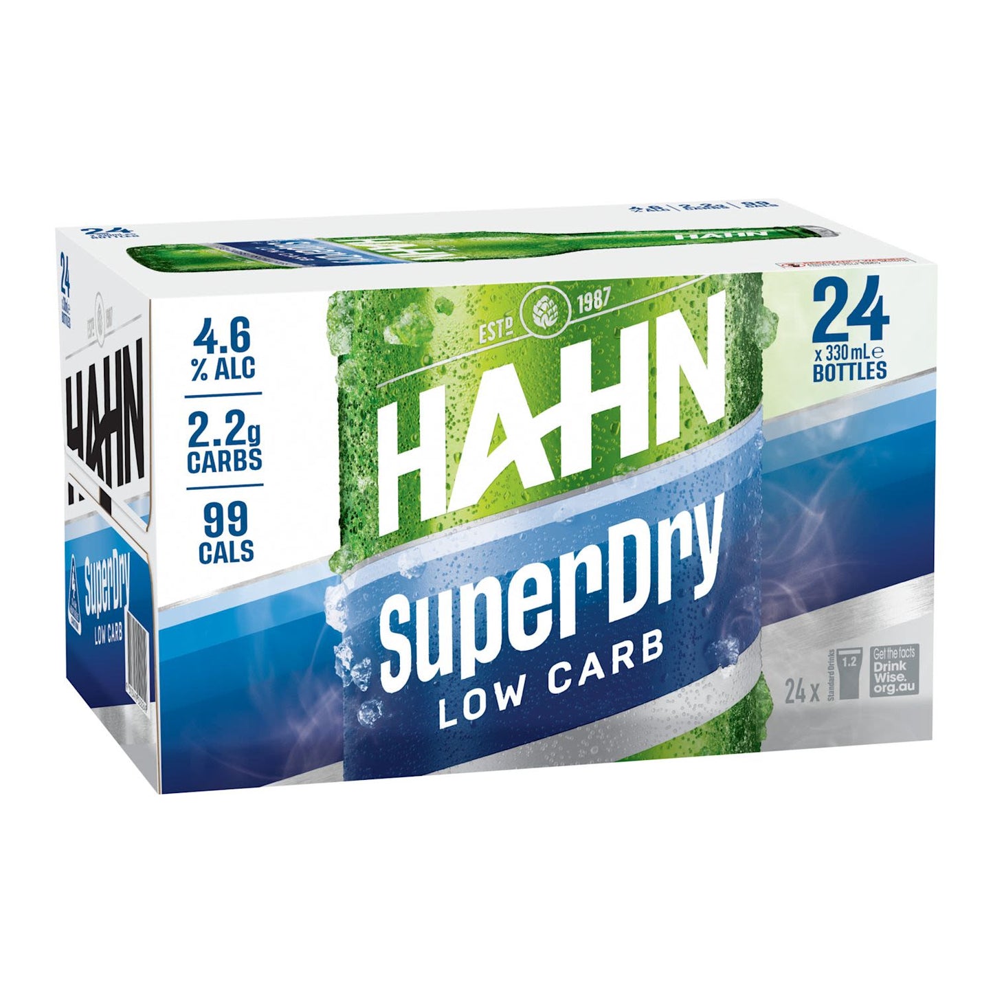 Hahn Super Dry Lager Bottle 330mL