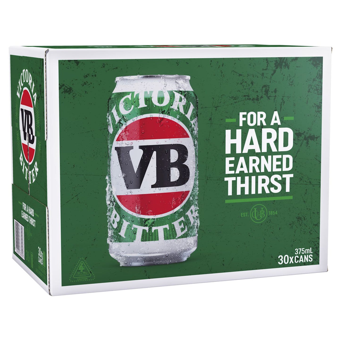 Victoria Bitter 30 Block Cans 375mL
