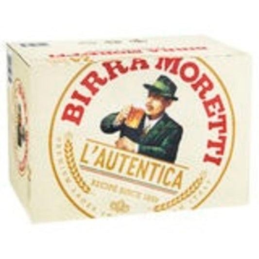 Birra Moretti Lager Bottles 330mL