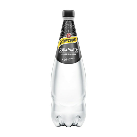 Schweppes Soda Water 1.1L Bottle