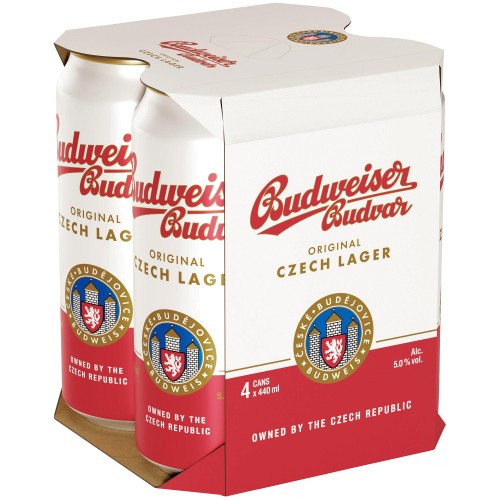 Budweiser Budvar Beer Can 500mL