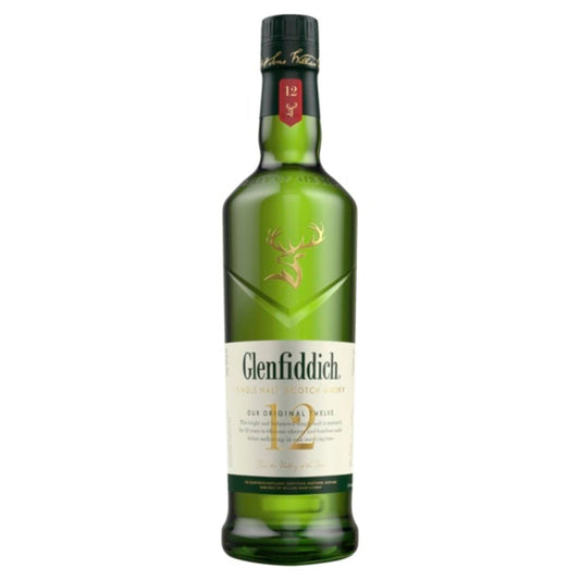 Glenfiddich 12YO single malt scotch 700ml