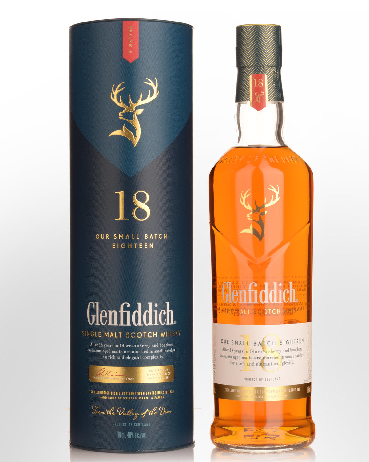 Glenfiddich 18 Year Old Single Malt Scotch 700ml EASY LIQUOR