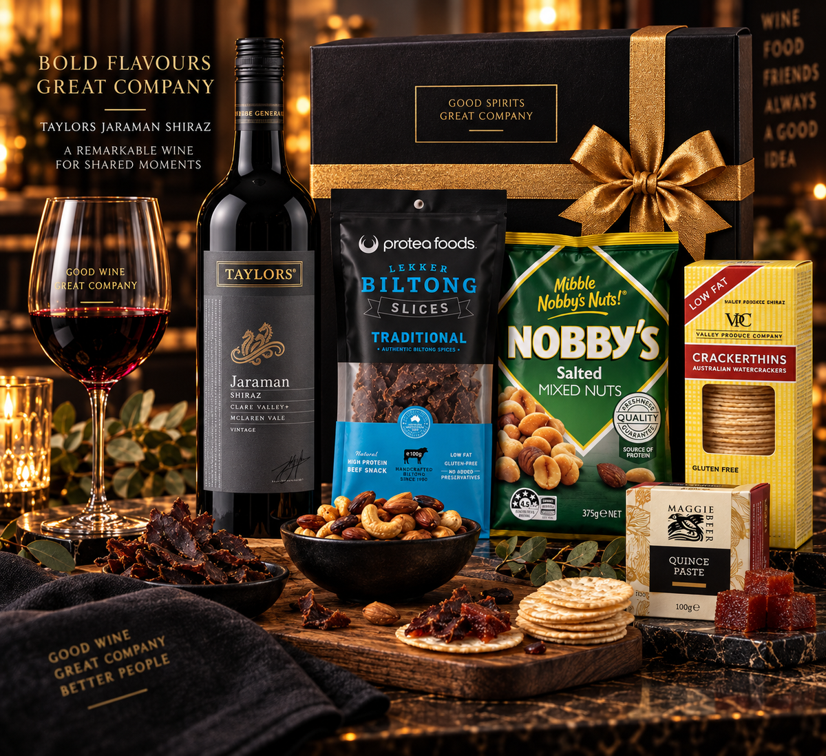 The Red Wine & Charcuterie Gift Set