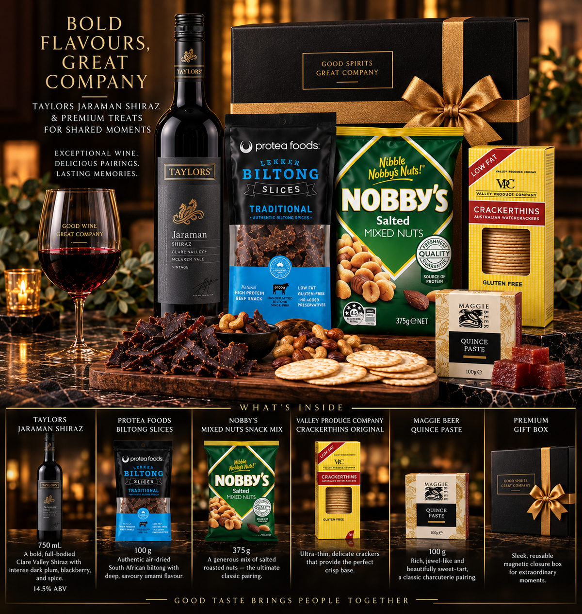 The Red Wine & Charcuterie Gift Set