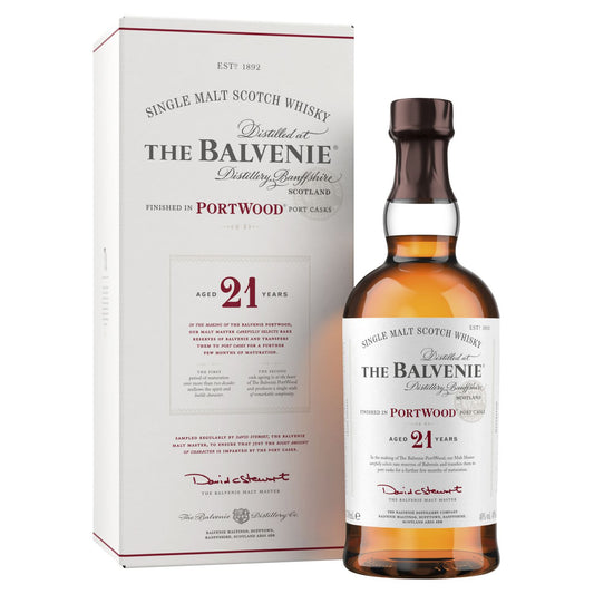 The Balvenie 21YO PortWood Single Malt Scotch Whisky 700ML EASY LIQUOR