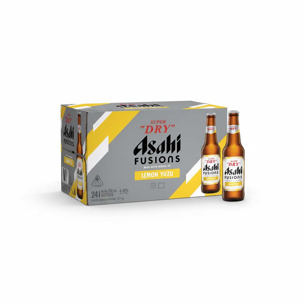 Asahi Fusions Lemon Yuzu 24-Pack Professional Product Image