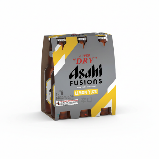 Asahi Fusions Lemon Yuzu 6-Pack Professional Product Image