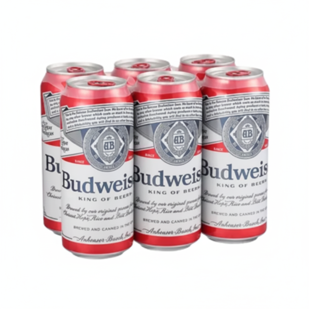 Budweiser 6-Pack 500mL Cans