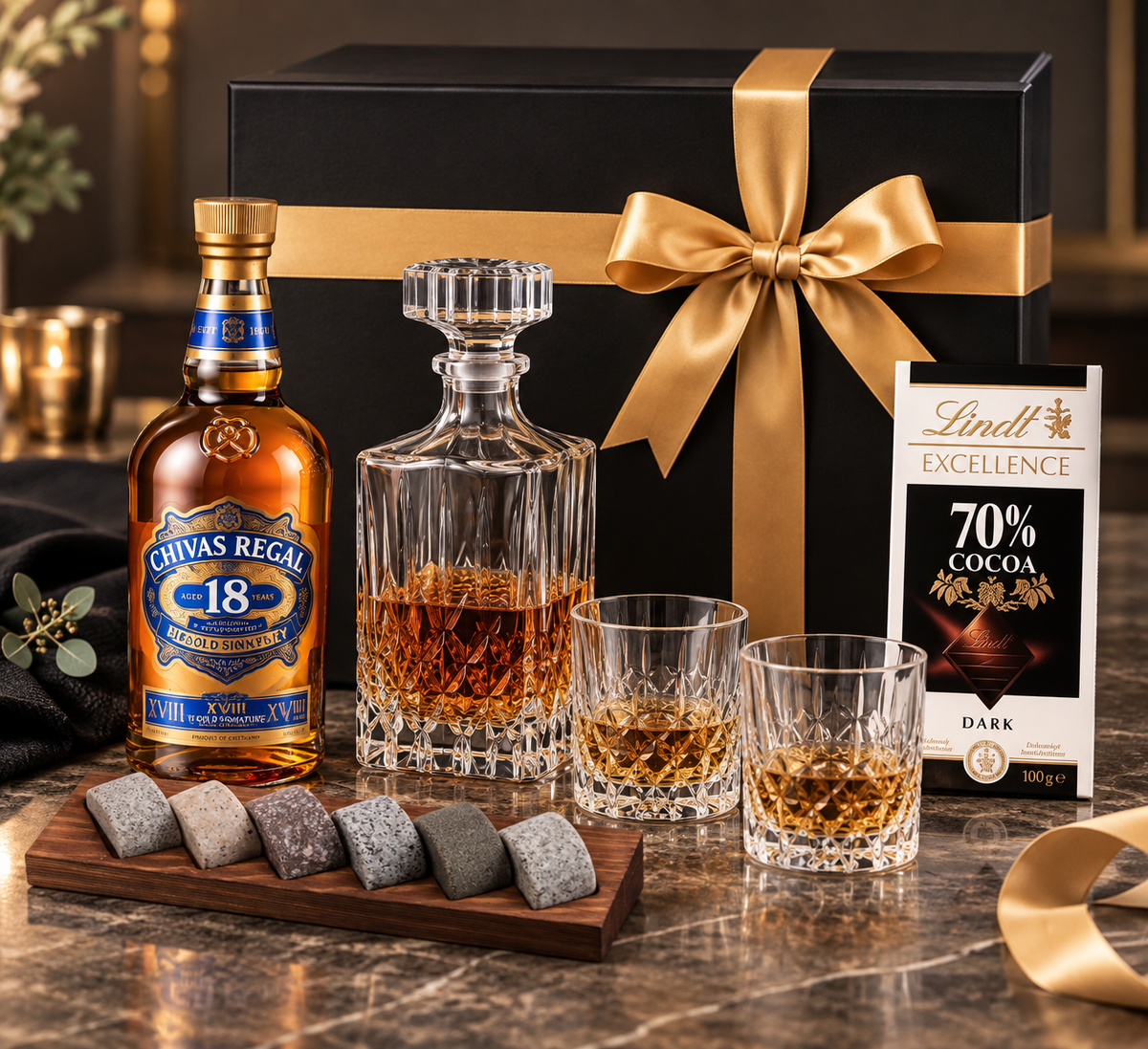 Chivas 18YO Prestige Gift Set